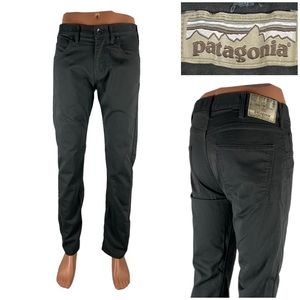 Patagonia Mens 31 X 32 Performance Twill Jeans Regular Gray Straight Iron Clad